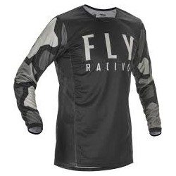 FLY KINETIC JERSEY NOIR-GRIS