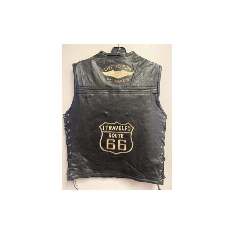 VESTE ROUTE 66 CUIR