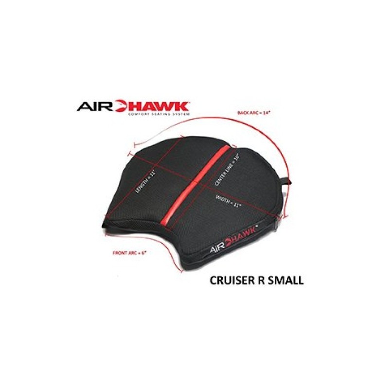 COUSSIN AIRHAWK CRUISER-R SM SEAT PAD 11&quot;LX11&quot;W