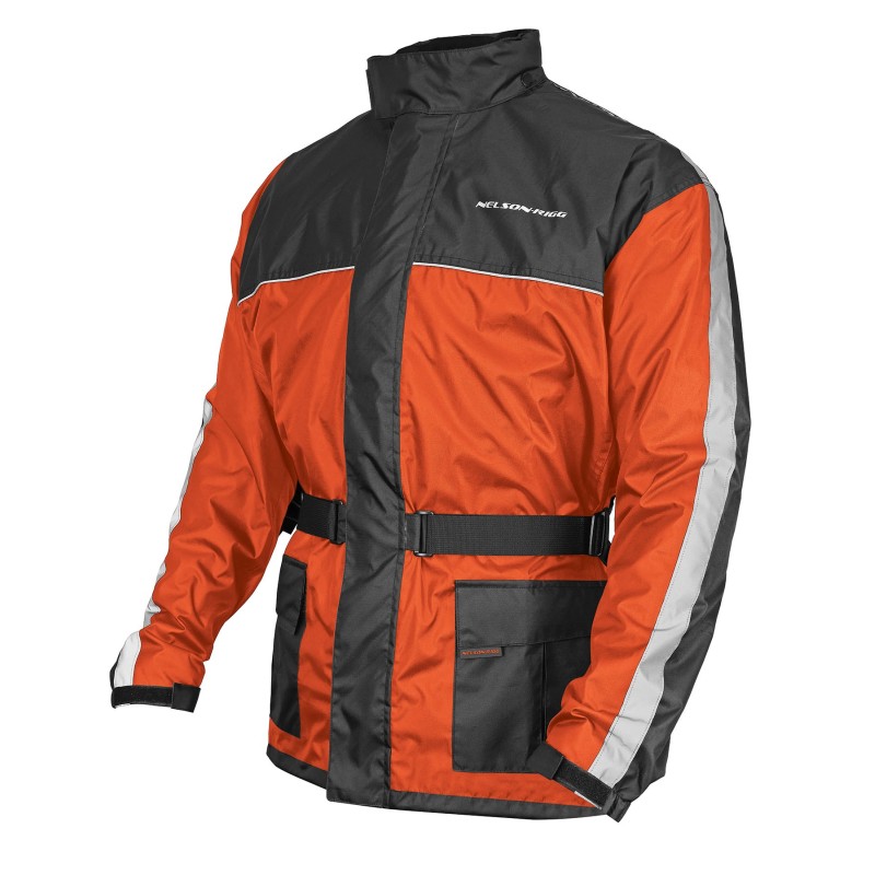 Nelson Rigg Solo Storm Manteau orange-noir