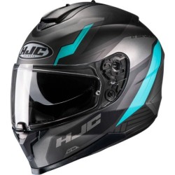 HJC C70 SILON NOIR-TURQUOISE