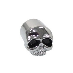 70-1010 Bouchons de valve ' Chrome Skull'