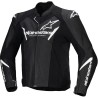 Alpinestars Faster V3 cuir noir-blanc