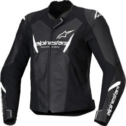 Alpinestars Stella Faster V3 cuir noir-blanc