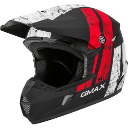 GMAX MX46 DOMINANT ROUGE-BLANC-NOIR