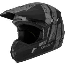 GMAX MX46 DOMINANT NOIR-GRIS MAT