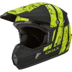 GMAX MX46 JAUNE NOIR MATT